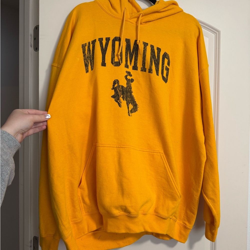 Wyoming Yellow Hoodie